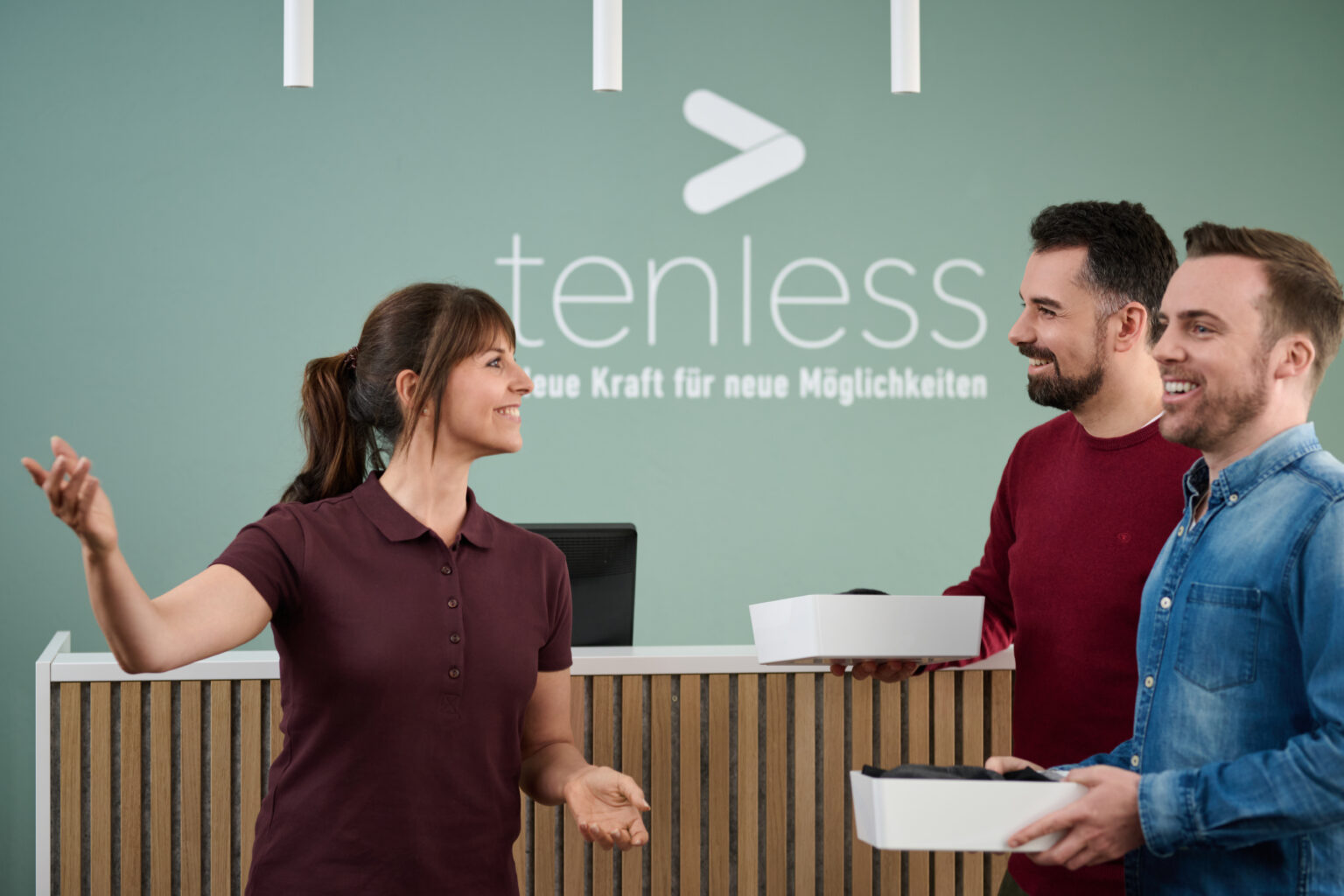 tenless EMS Personaltraining München Check-In